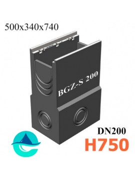 DN200 BGZ-S 500/340/750 пескоуловитель бетонный 