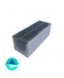 BetoMax ЛВ-30.38.36-Б лоток водоотводный бетонный с решеткой чугунной щелевой ВЧ-50 кл. D и E